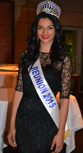 Azuima Issa, Miss Réunion 2015, habillée par Dark Revelation