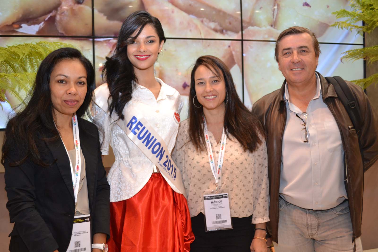 Avec Nadira Maleck, directrice de l'OTI Ouest, Patricia Locame, présidente de l'OTI Ouest, et Georges Mecs, directeur de l'OTI Nord