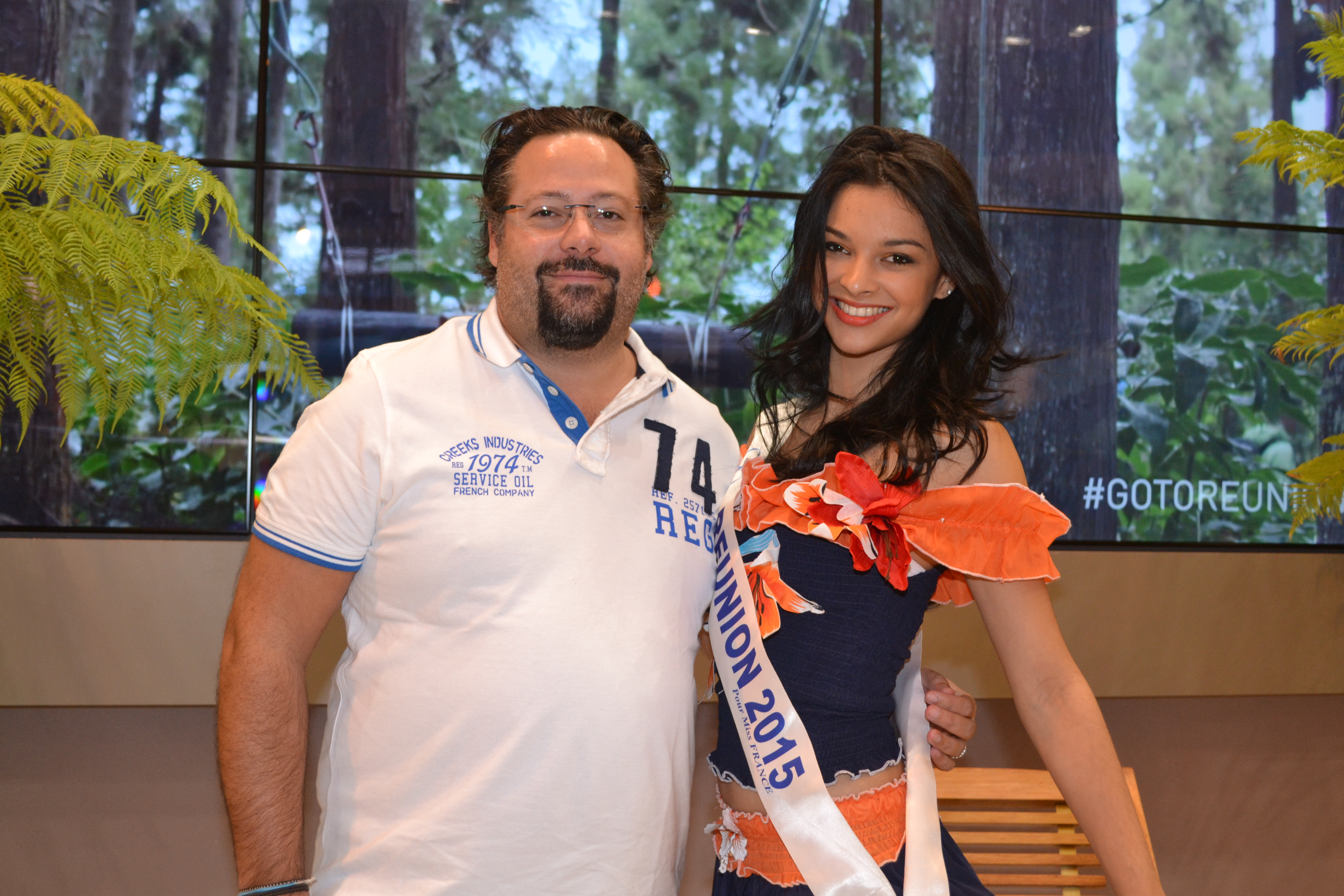 Yann Le Febvre, président d'exsel Authentic hotels, et Azuima Issa