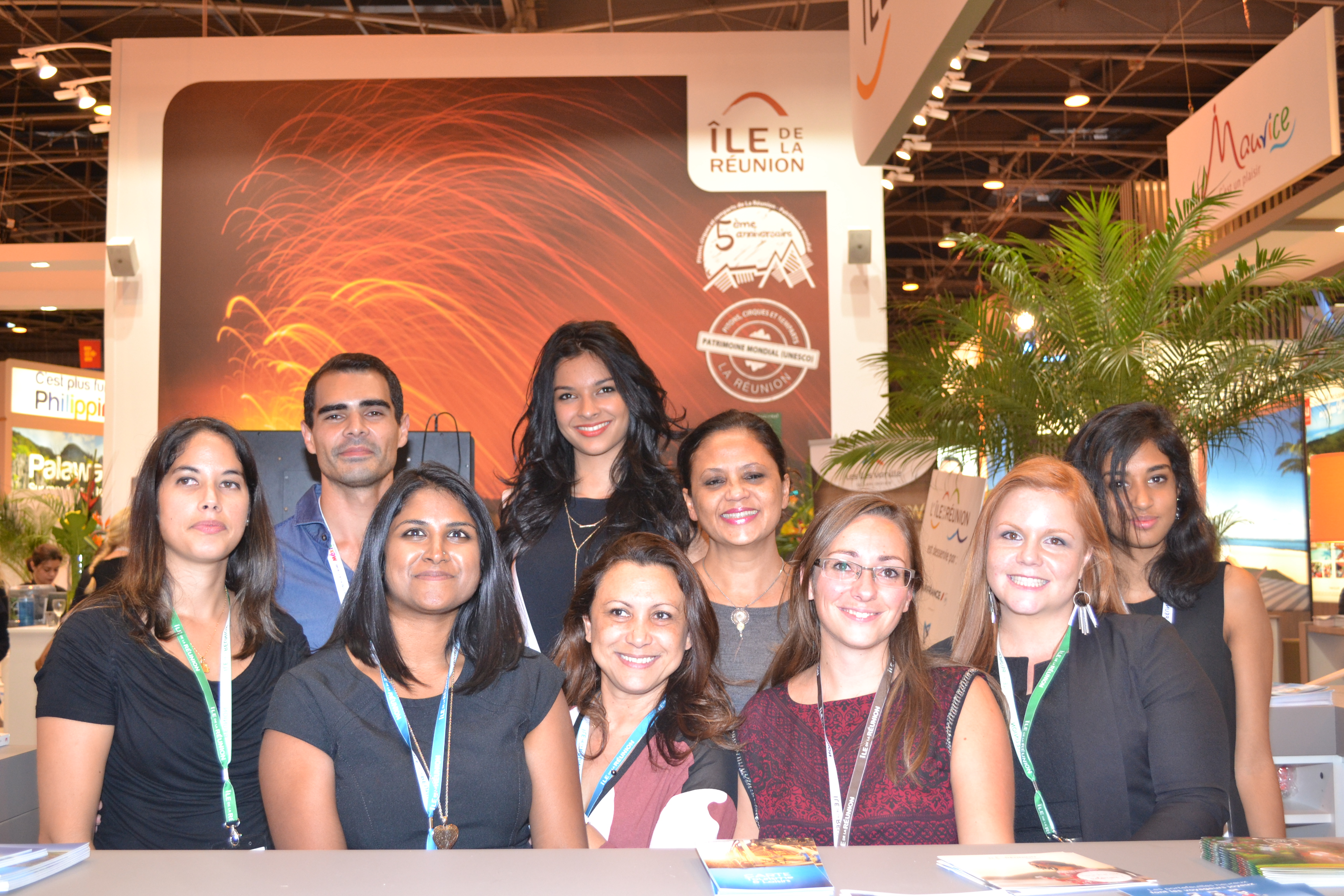 L'équipe de d'Ile de la Réunion Tourisme