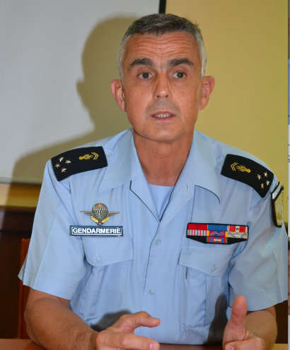 Le général Bertrand Soubelet, commandant de la Gendarmerie Nationale Outre-Mer