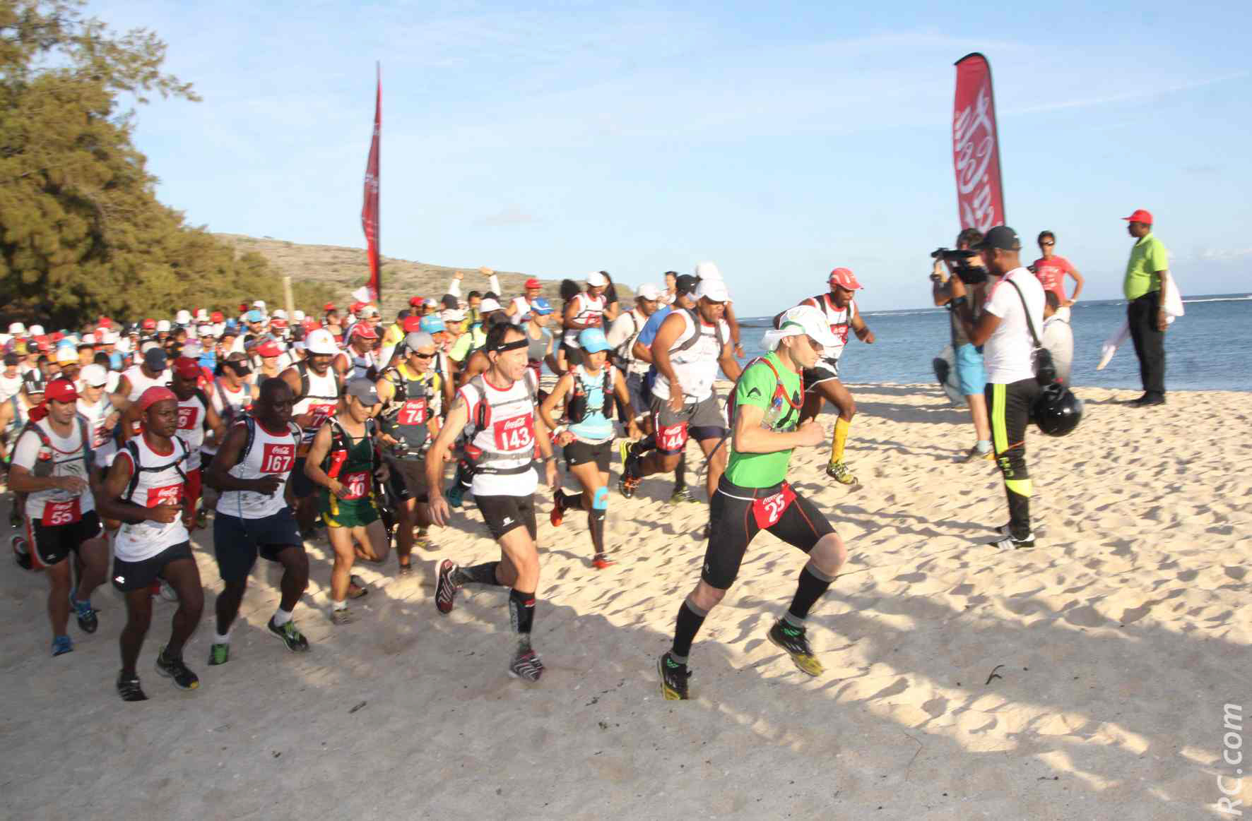 Un départ au Cotton Bay, sur la plage...
