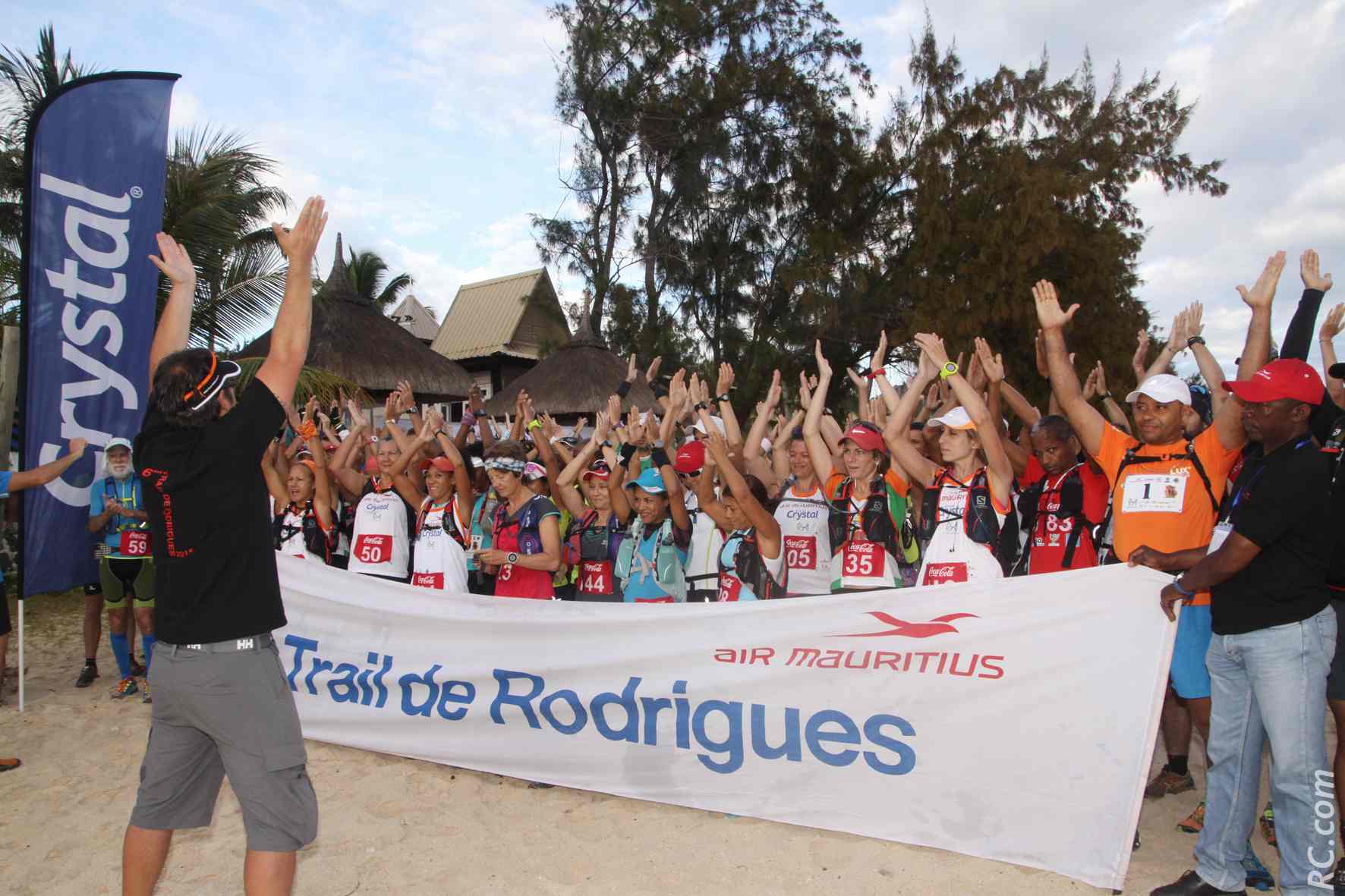 Ludovic Collet en pleine action. Faut bien faire monter l'ambiance...