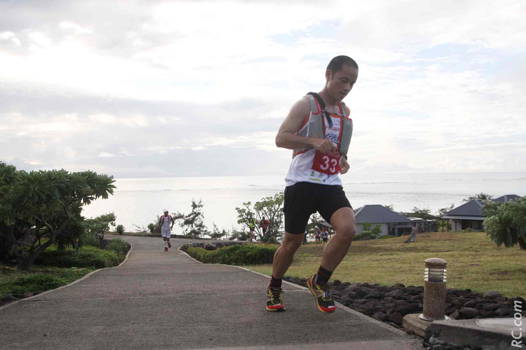 Le président du Rod Trail Patrice Chan Seem, qui terminera à une remarquable 10ème place, en 5h 55' 53''.