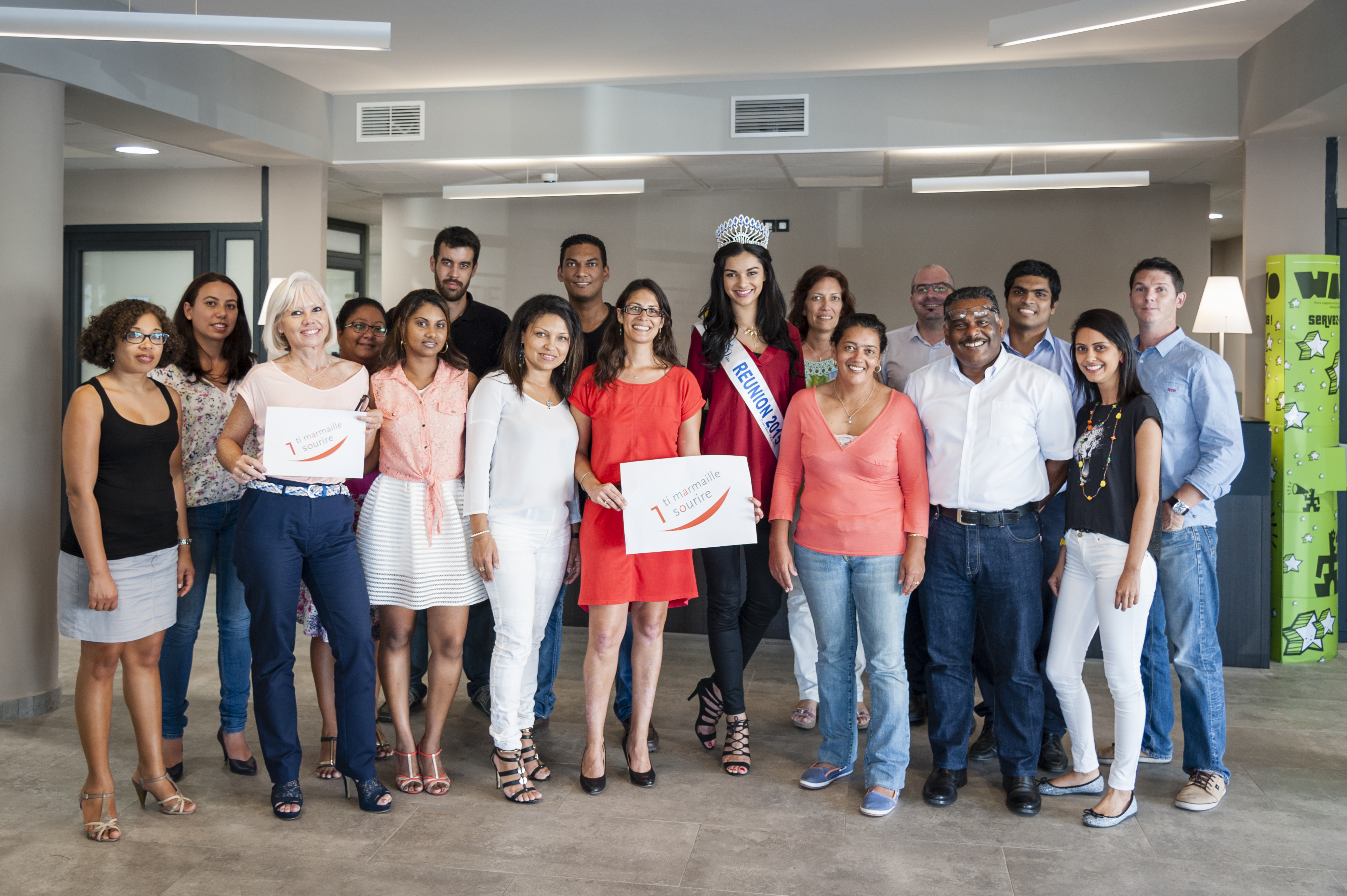 Miss Réunion marraine d’«Un ti marmaille Un sourire»