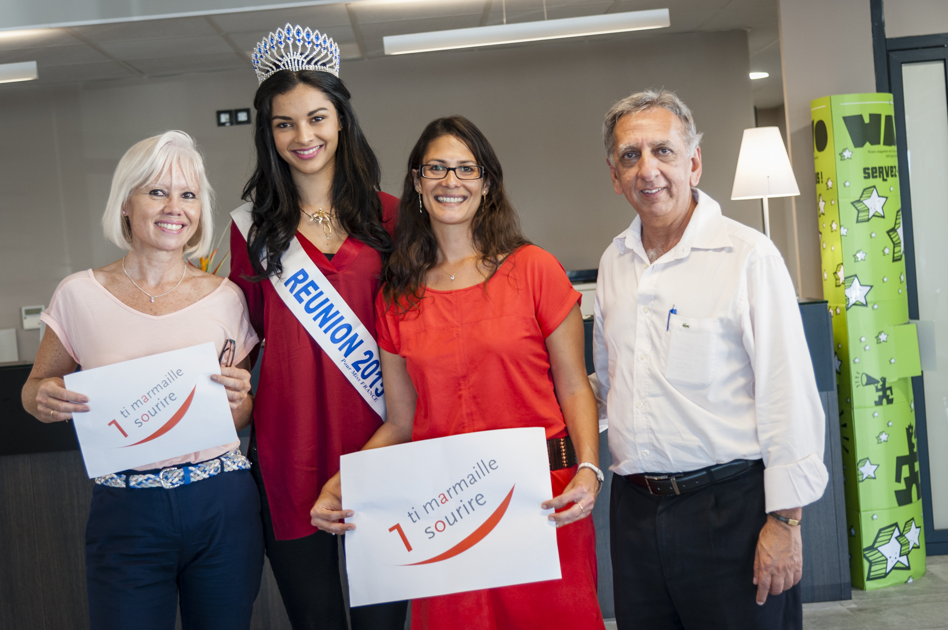 Miss Réunion marraine d’«Un ti marmaille Un sourire»