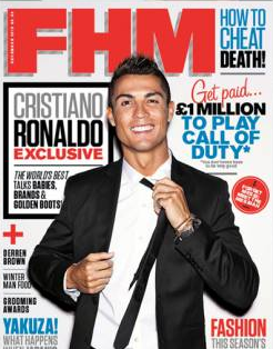 Un numéro collector: le dernier numéro du FHM anglais, avec Ronaldo en Une