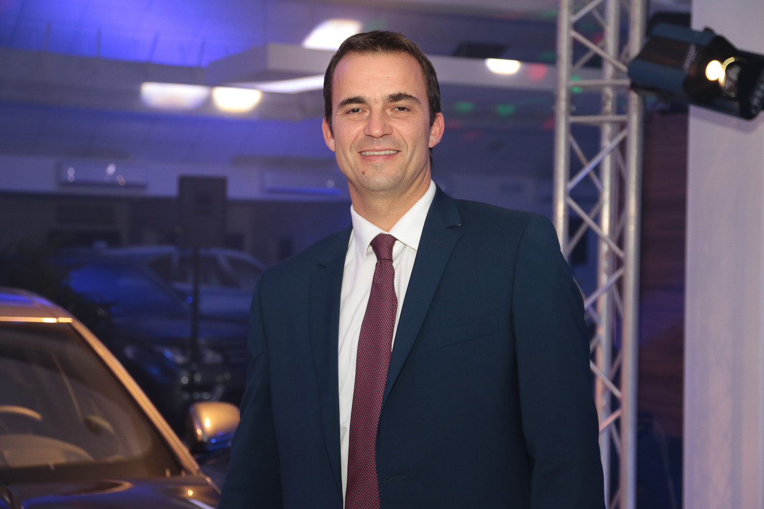 Laurent Letourneur, directeur des opérations Jaguar et Land Rover France, était de passage dans l'île