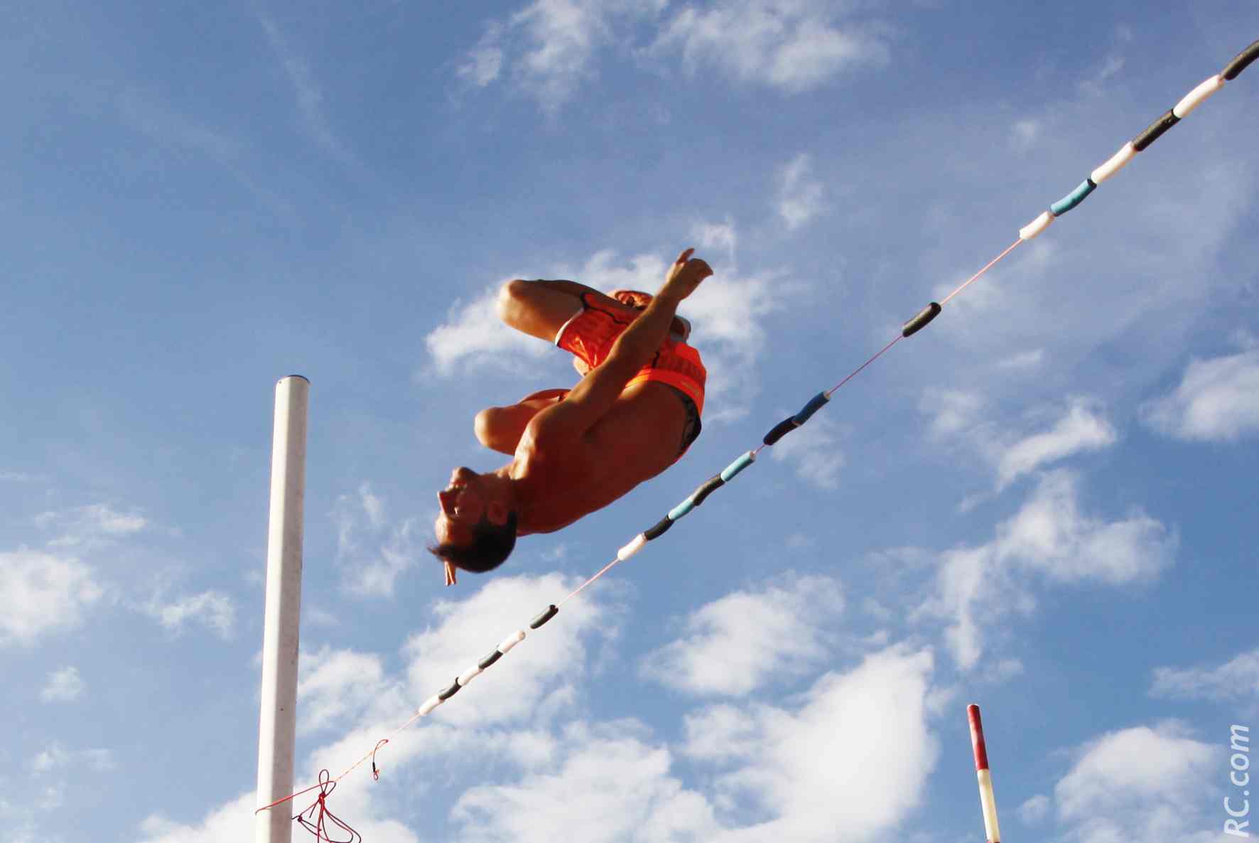 Salto arrière du maître de la discipline