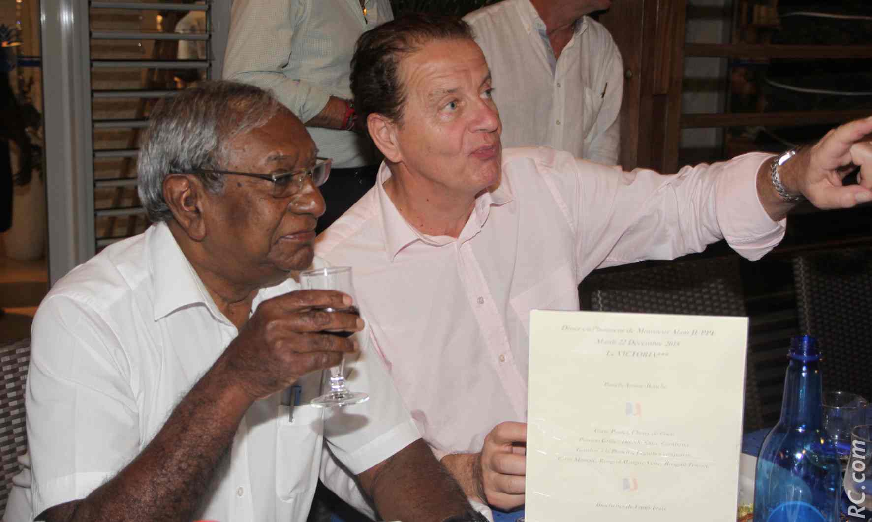 Jean-Paul Virapoullé et Dominique Perben