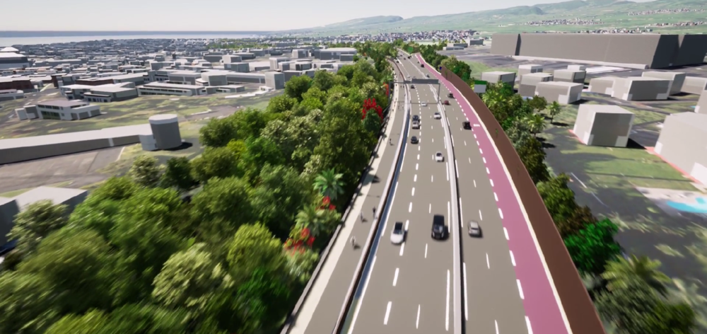 Projet d’aménagement de la route nationale 2 (RN2) entre l’échangeur Bourbier et le giratoire des Plaines sur le territoire de la commune de Saint-Benoît