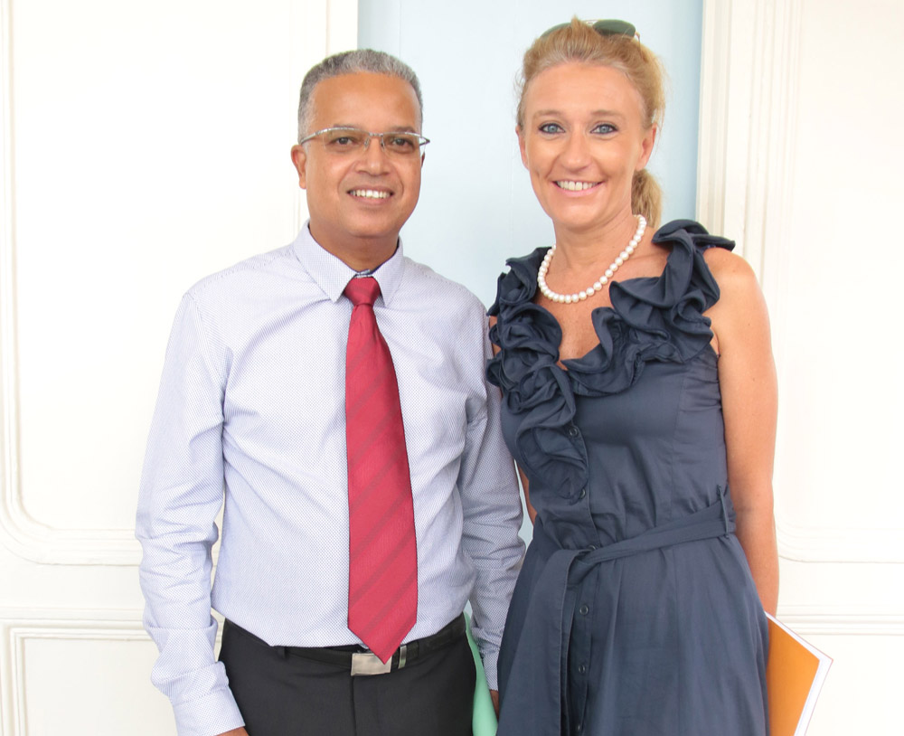 Cyril Melchior et Catherine Ronin de 7magazine.re