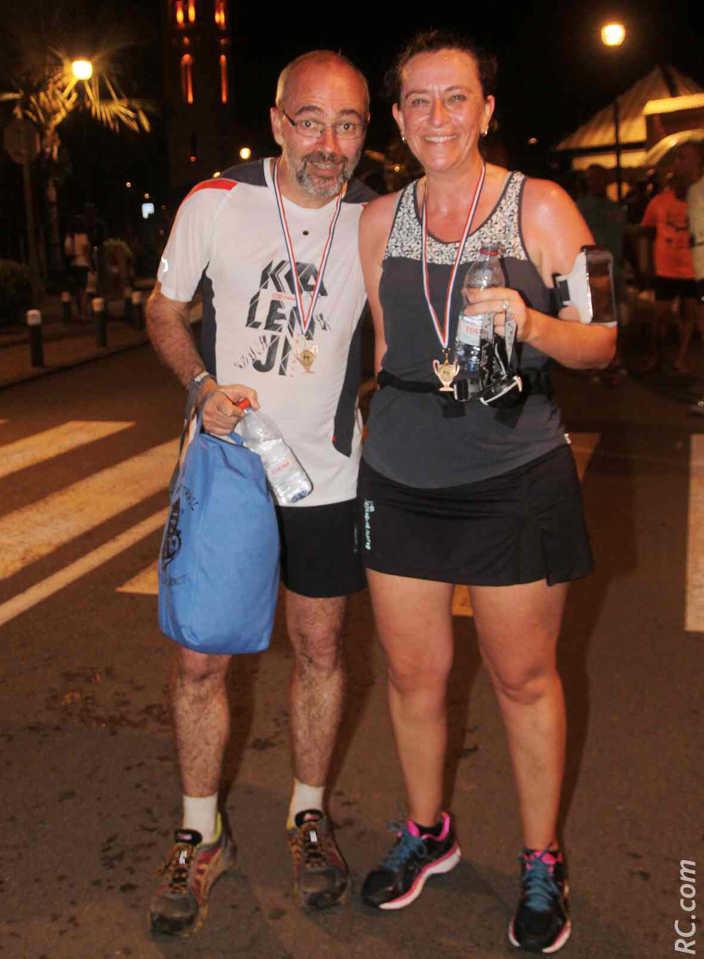 En mission dans l'île dans le cadre de leur profession, Pierre-Alain Ayral et Sophie Sauvagnargues  sont venus se dégourdir un peu les jambes à l'Entre-Deux. Et ils ont trouvé ça plutôt sympa, et sont visiblement prêts à recommencer.