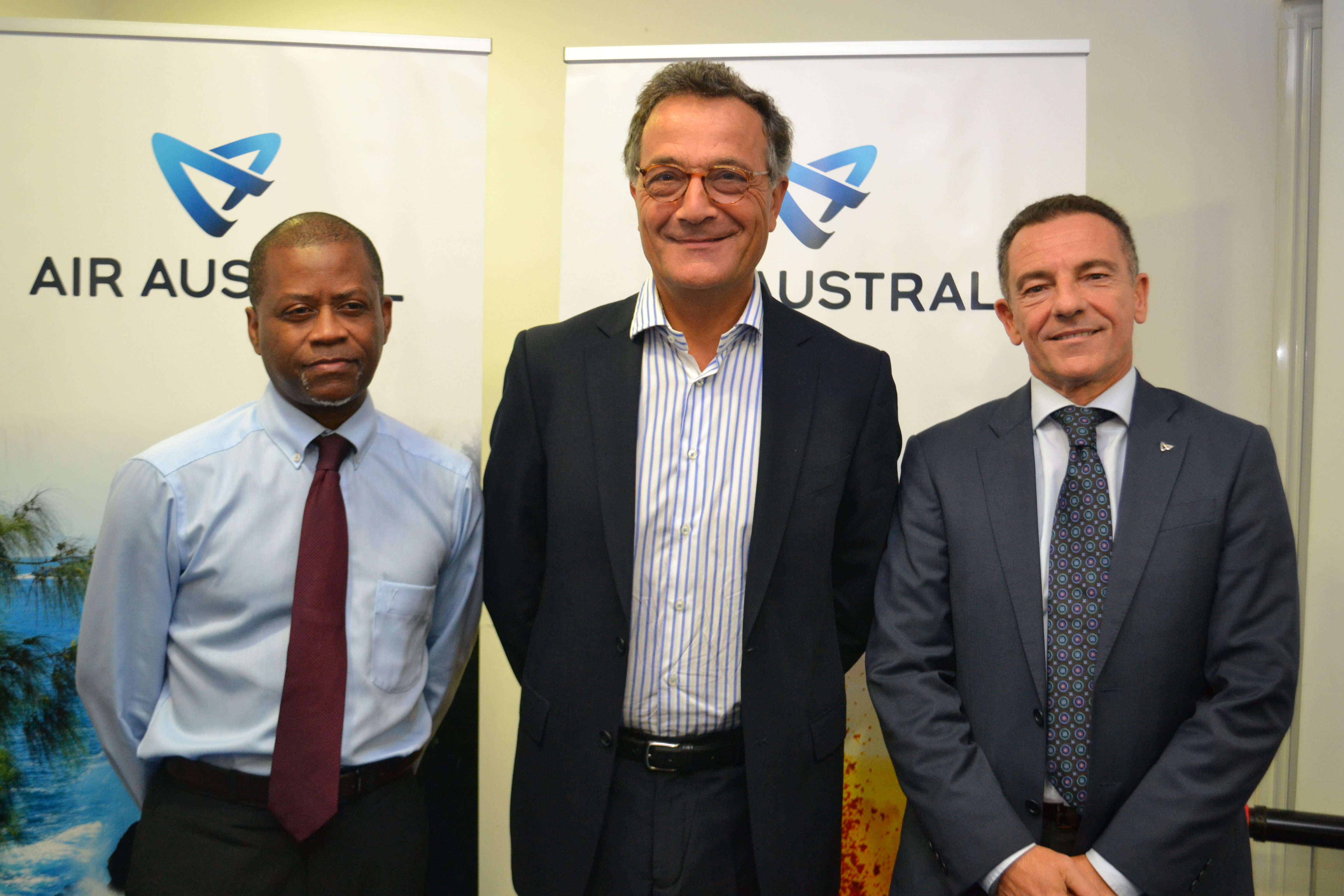 Joseph Bréma, directeur général adjoint en charge des affaires économiques et financières, Pierre Bosse, directeur général adjoint Technique et Exploitation et Dirigeant Responsable, et Jean-Marc Grazzini directeur général