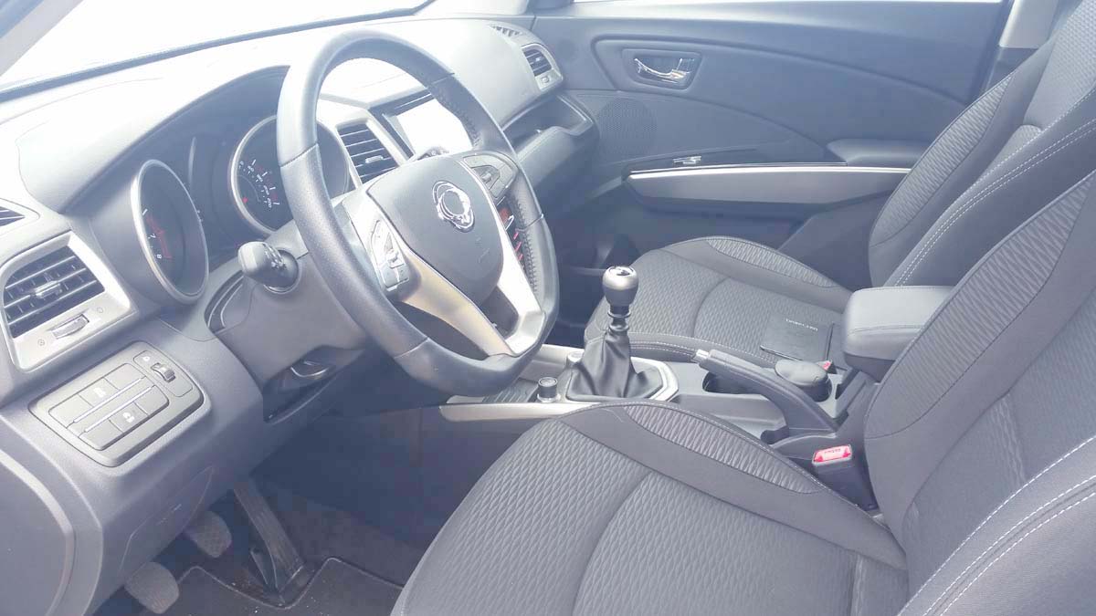 L’intérieur est agréable