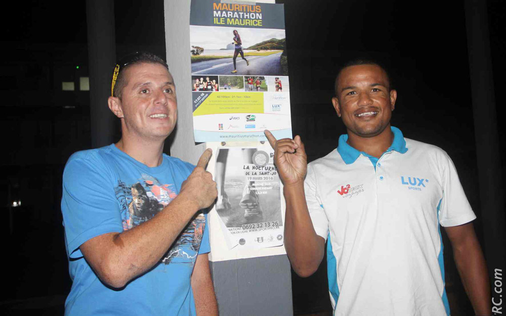 Willy Bigot, responsable de la Nocturne de la Saint-Jo, et  Armand Sautron, pour un partenariat gagnant-gagnant