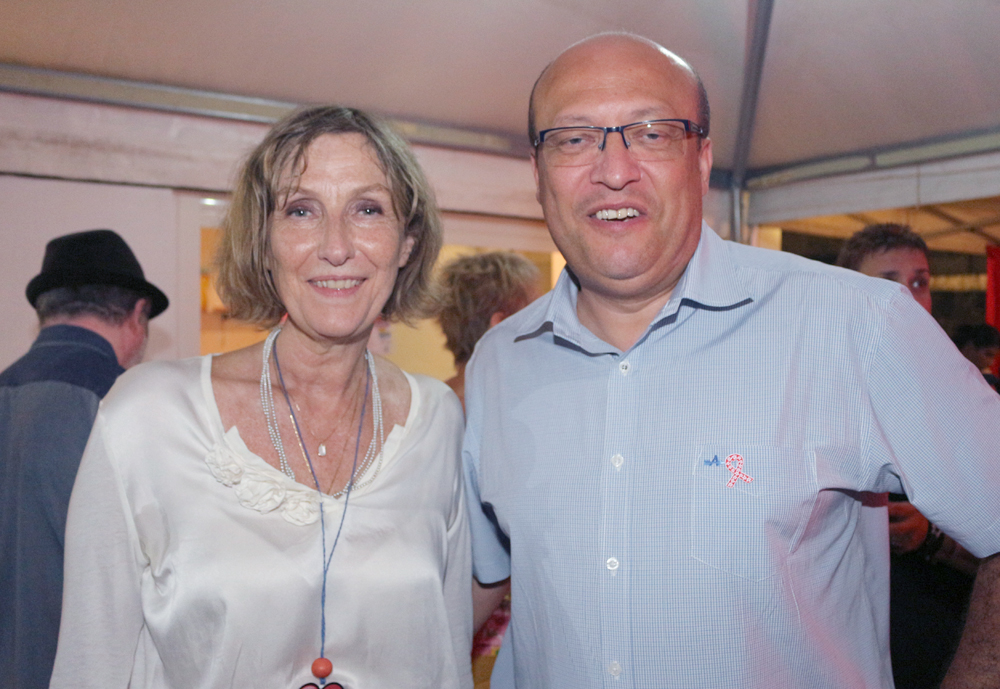 Catherine Gaud et Frédéric Alory, directeur régional d'Air France
