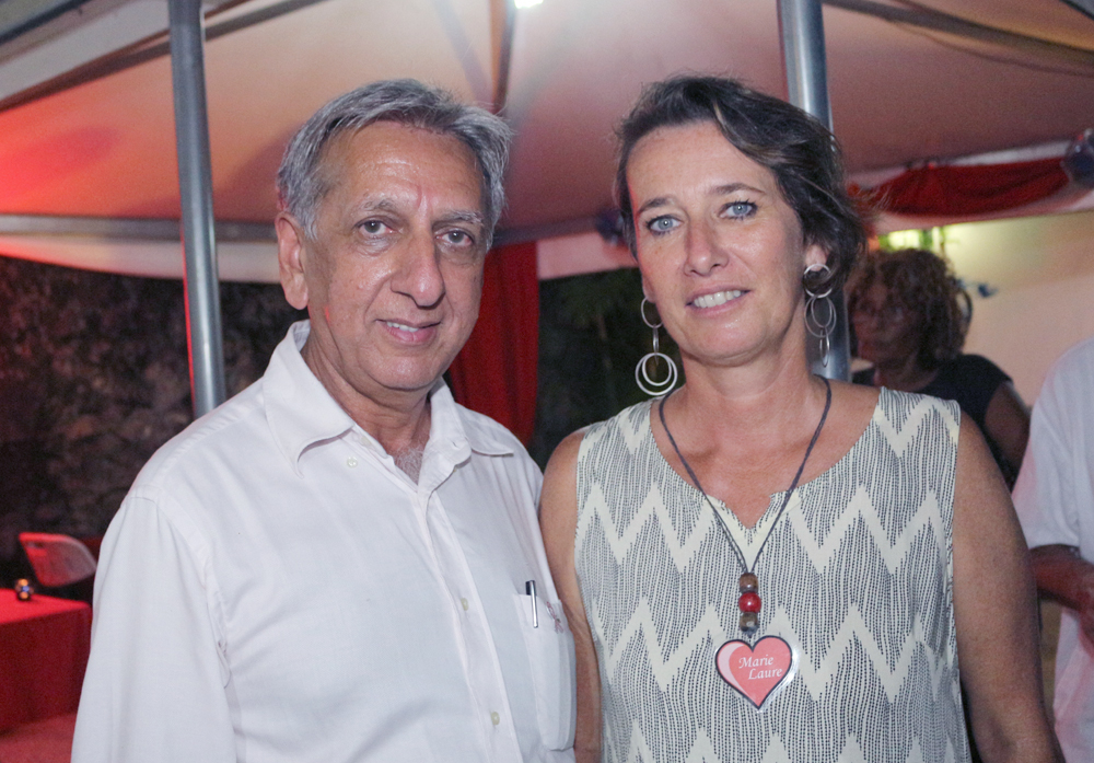 Aziz Patel et Marie-Laure Veyrat, responsable de projets et coordinatrice prévention de RIVE