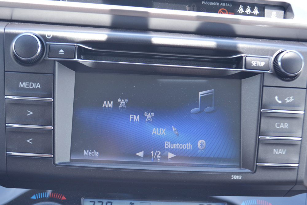 Un écran tactile de 7 pouces multifonctions