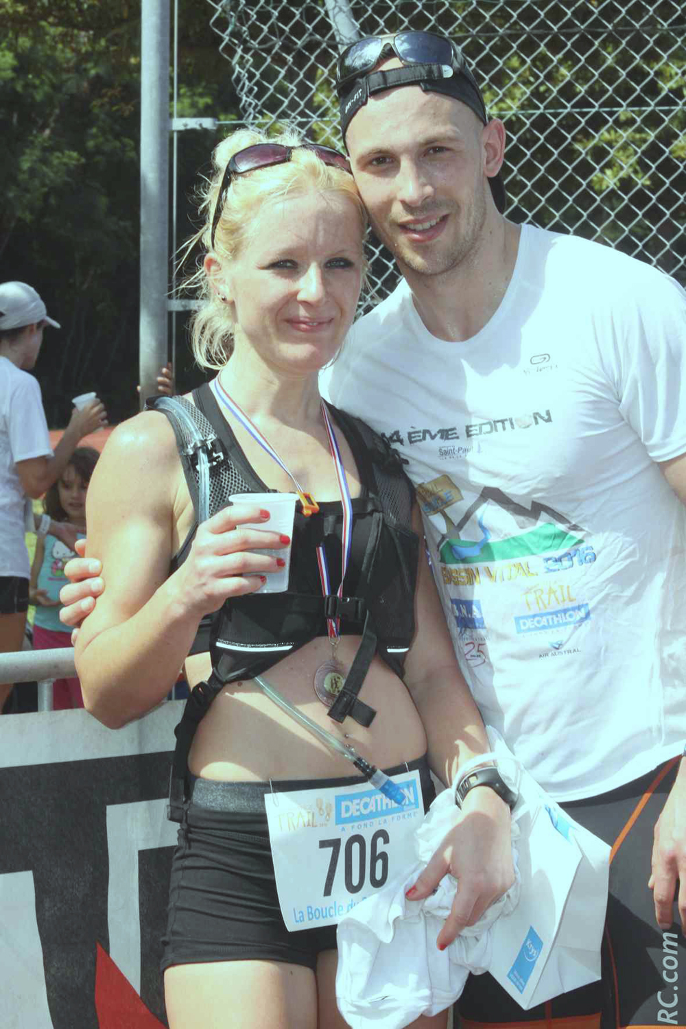 Stéphanie Schmitz et son compagnon François Reding viennent de Belgique. Ils gardent d'inoubliables souvenirs de la Boucle du Bassin Vital. «On reviendra peut-être l'année prochaine pour le Trail du Volcan» ont-ils annoncé.