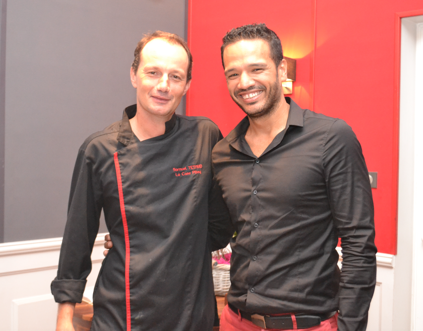 Samuel avec Jimmy Ferblantier, responsable communication SHLMR