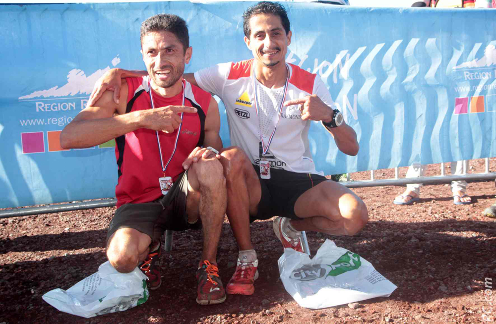Raymond Fontaine et Juanito Lebon ont fait le spectacle pendant toute la durée de la course.