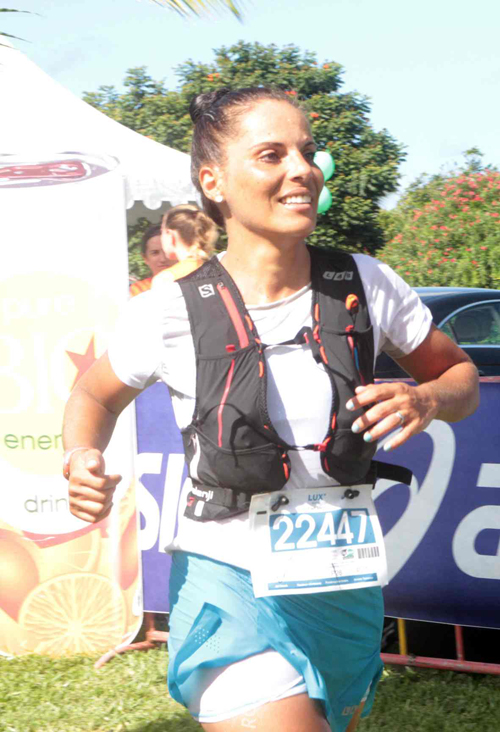 On garde le sourire au moment de franchir la ligne d'arrivée