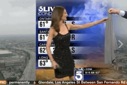 Une Miss Météo priée de se rhabiller en plein direct!