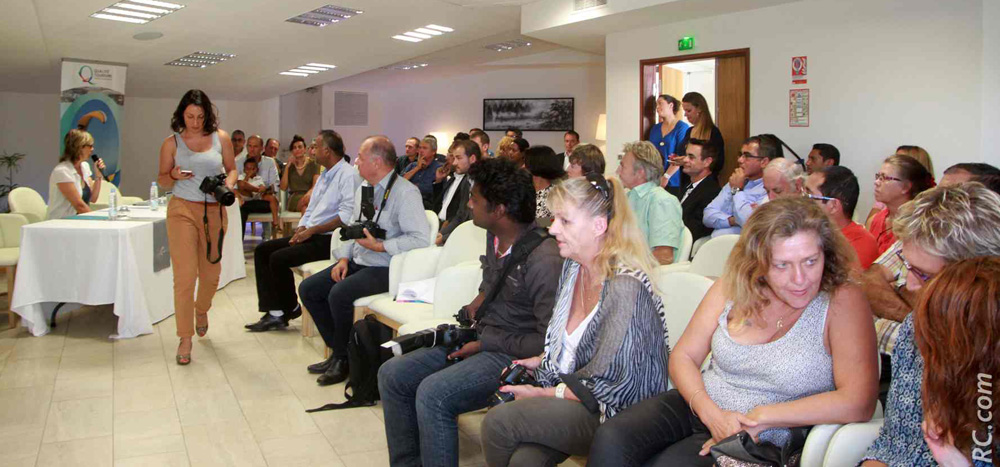 Représentants de l'IRT et labellisés se sont rassemblés dans les locaux de l'hôtel Battant des Lames de Saint-Pierre