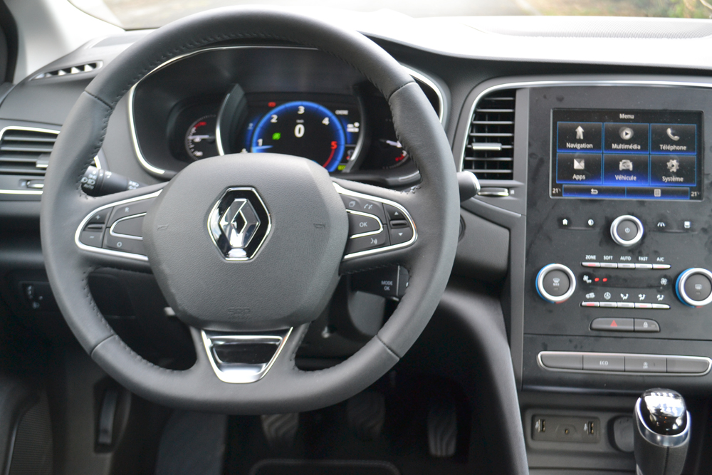 Une planche de bord lumineuse...