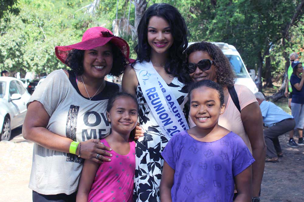 Balade solidaire Groupama et Arnemuse<br>Miss Réunion marraine