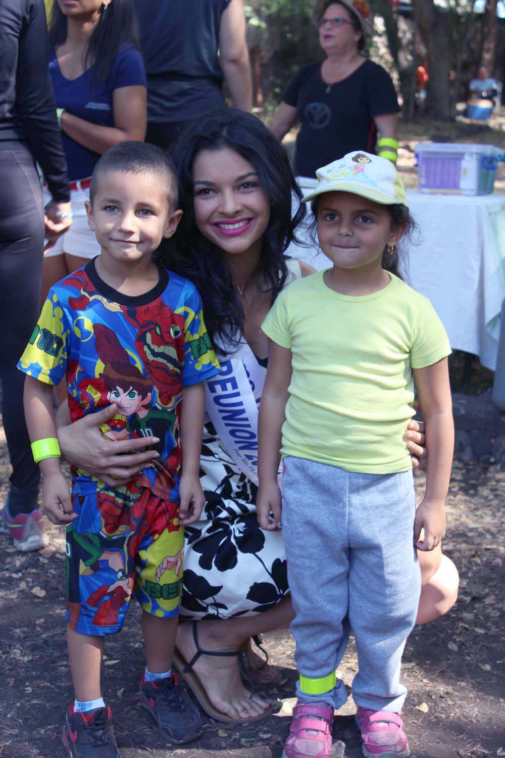 Balade solidaire Groupama et Arnemuse<br>Miss Réunion marraine