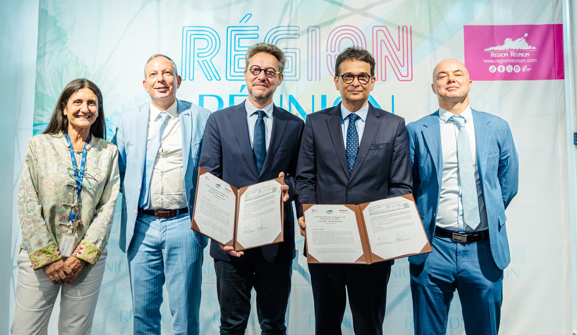 La Région Réunion et l’Inserm signent un Contrat d’Objectifs, de Moyens et de Performance pour renforcer la recherche en santé à La Réunion