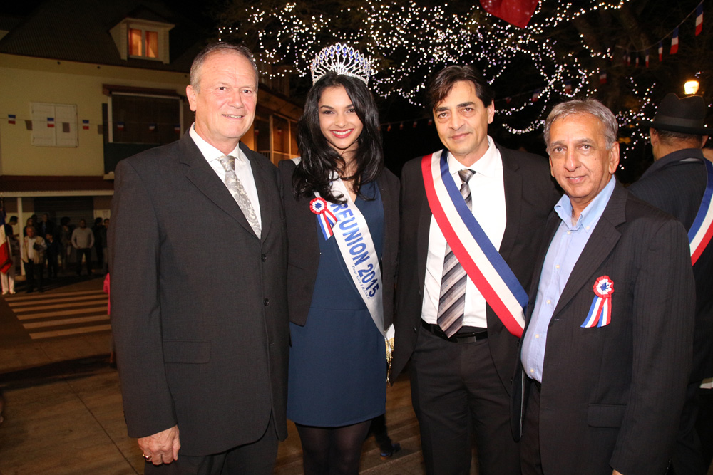 Michel Esterlingot, Azuima Issa, Bachil Vally et Aziz Patel