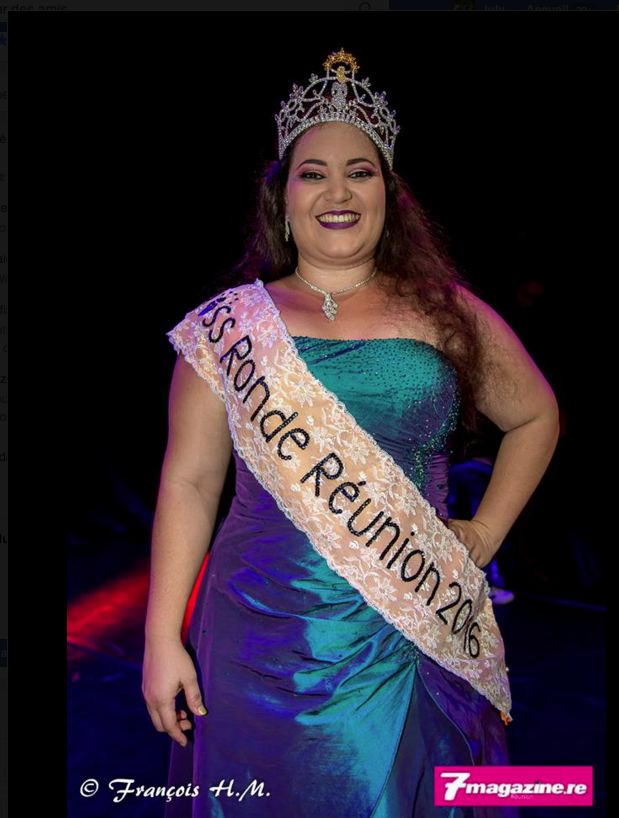 Agnès Dijoux élue Miss Ronde Réunion 2016