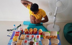Rio: Un athlète engloutit 6 hamburgers, des frites, des nuggets et des brownies