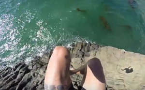 Le cascadeur frôle la mort en sautant d’El Morro