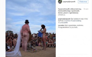 Nue pour son mariage