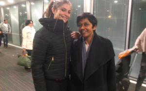 Kiara sur le chemin d'Elite croise Ericka Bareigts