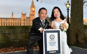 Le beau message d'Amour du plus petit couple du monde