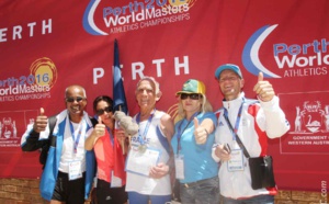 Masters d'Athlétisme de Perth : 10 médailles pour la Réunion 