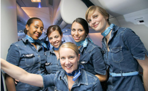 Recrutement hôtesses et stewards: Le job dating French Blue arrive!