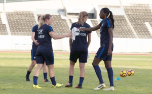 Quand l'équipe de France féminine de foot s'entraîne...