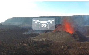 Des images exceptionnelles du volcan en drone