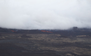 Les images du volcan de ce lundi