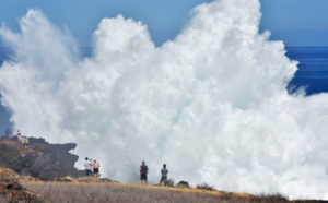 [PHOTOS] Forte houle: L'océan se donne en spectacle