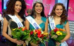 Miss Réunion et ses dauphines avant le sacre