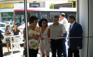 Inauguration du guichet de proximité de Sainte-Marie