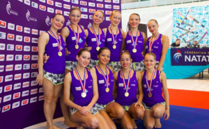 Les Saint-Pauloises vice-championnes de France de natation synchronisée