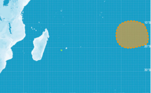Risque modéré de formation d'une tempête à l'Est de l'océan Indien